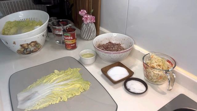 Голубчики из пекинской капусты с «изюминкой»!
