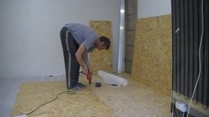 OSB на деревянный пол под линолеум/Ремонт в "хрущёвке".