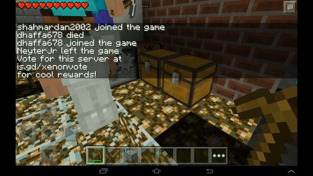 Сервера на Minecraft PE 0.9.5/0.9.5.1:XenonCraft смотреть онлайн