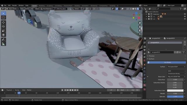 Free Blender Furniture Models | Part 5