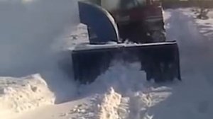 Шнекороторный снегоочиститель (самодельный)