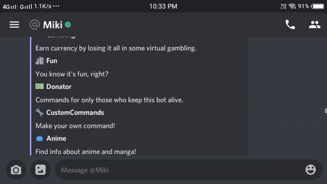 How to setup Miki bot discord very easily on your smartphone Android/ios | Anime Fun смотреть онлайн