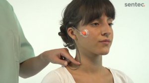 Sensor Application Adult Cheek for the Sentec Digital Transcutaneous Monitoring System