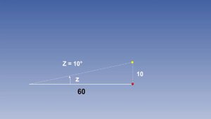 033  ATPL Training   General Navigation #33   1 in 60 Rule   Rule and Geometry