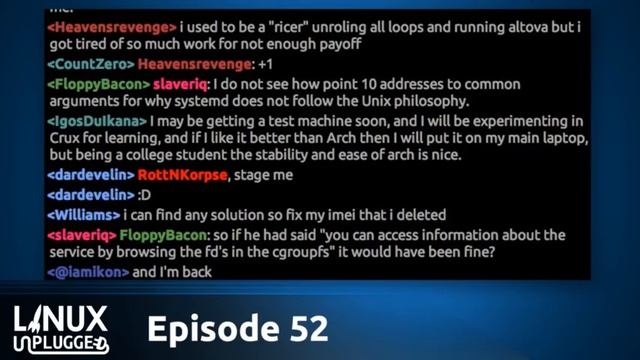 CRUX Interview | LINUX Unplugged 52