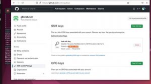 github SSH по ключу - как  добавить публичный ключ