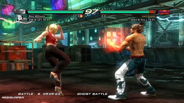 Nina ( Tekken 3 Look ) Ultra Hard Tekken 6 UHD 4K 60 FPS смотреть онлайн