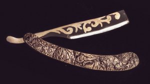 "золотая" бритва из рессоры. ковка и литье в одном видео!