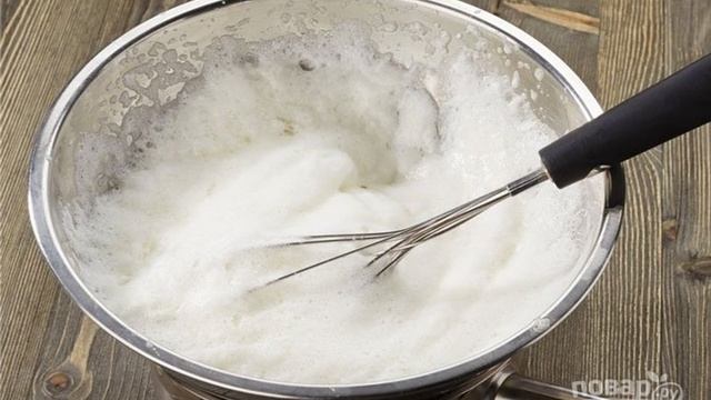 Белковый крем на водяной бане