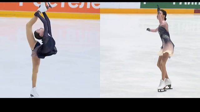 Anna Shcherbakova Free Program 5 Months Difference (Анна Щербакова)