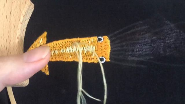 ［刺繍図案配布］深海生物の刺繍とガーランド作り🌟