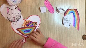 Распаковка сердечка. Видео распаковка бумажных сюрпризов. Видео распаковка игрушек.