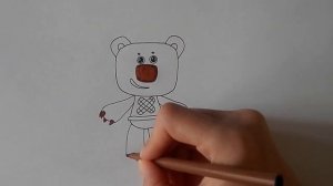 Как нарисовать МЕДВЕЖОНКА КЕШУ из МИ-МИ-МИШЕК/284/How to draw a BEAR CACHE from the MI-MI-BEARS