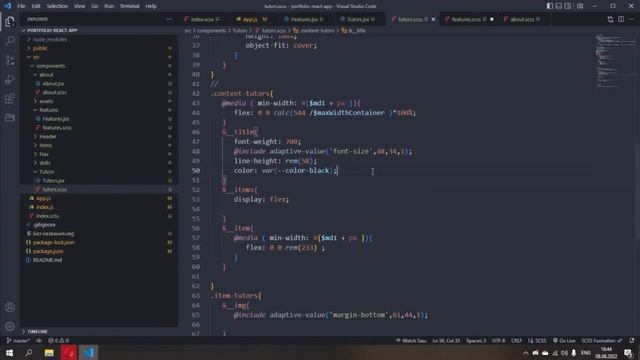 React Responsive Portfolio Website Tutorial Using ReactJs | React js Projects