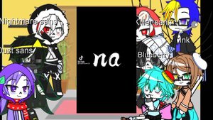 Sans au react to Dream as Muivhiro tokito/by : dream_chan/ Manga ⚠️