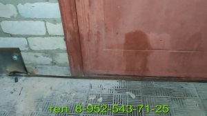 Разрушение старого дома. Стягиваем половину дома и притягиваем к нему пристройку.