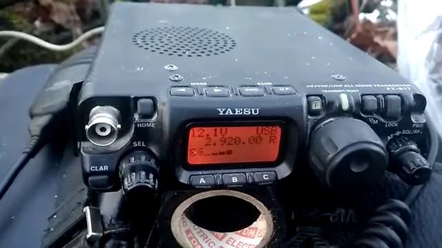 Развлекаемся с Yaesu ft-817 на встрече АРК-Москва (Часть-1). смотреть онлайн