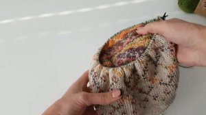 Влого-зарисовочное о вязании. Начинаю шапку двусторонним жаккардом