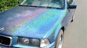 эксклюзивная покраска флейками бмв 36