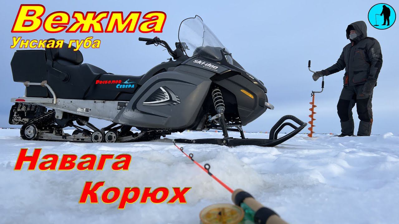 BRP SKI-DOO EXPEDITION SPORT,  РЫБАЛКА НА БЕЛОМ МОРЕ. #навага #корюшка #Рыболов_Севера