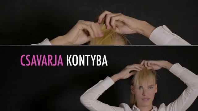 Rowenta for Elite Model Look hajformázási tipp: Konty hamis frufruval смотреть онлайн