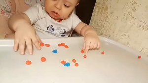 Игры для малышей.  1-1,5 года. Игры с тестом для лепки.