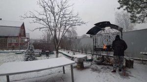 СУП ГРИБНОЙ С КУРИЦЕЙ НА КОСТРЕ