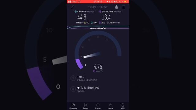 Tele2 vs MegaFon #tele2 vs #megafon #speedtest #russia #lolyou_ly