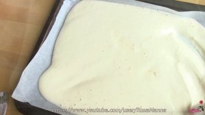 Бисквитный рулет со сливочным кремом. Бисквитный рулет
