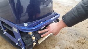 Обзор Буксировшика Бурлак М с гусеницей с усиленным грунтозацепом