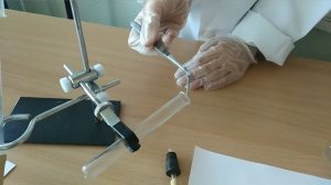 Получение водорода. химический опыт.