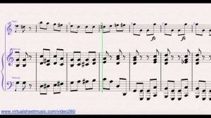 Johann Strauss, Jr. Pizzicato Polka (Excerpt) - Violin Sheet Music Video Score