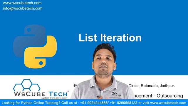What is List Iteration in Python | List Iteration Enumerate | Python Tutorial
