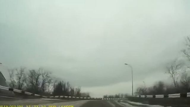 Донецк Путиловский мост. Видео с регистратора