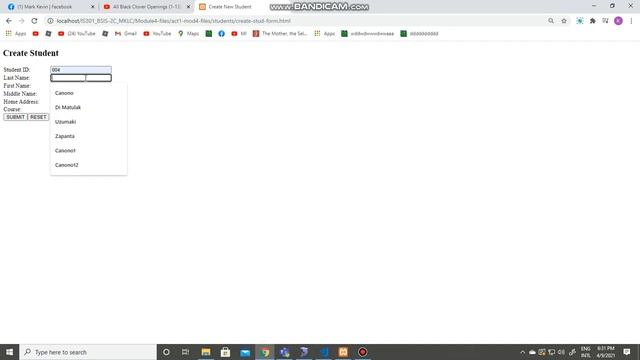 Machine Problem 4.1 – STUDENT CRUD OPERATIONS смотреть онлайн