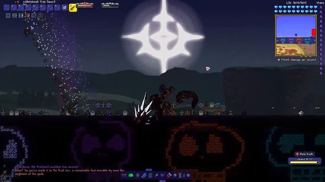 Terraria Supreme Buffed O' Christmas Tree Sword🎄😂😆 vs Calamity Mod Malice Mode Boss Rush смотреть онлайн