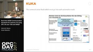 Real-time M2M Communication Standards for Industry 4.0 using OPC UA over TSN and AMQP