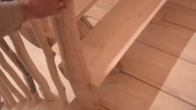 Рассказ о строительстве Лестницы в стиле Рустик смотреть онлайн