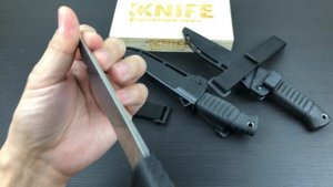 Нож "Вектор" AUS-8 Stonewash Elastron от ПП Кизляр