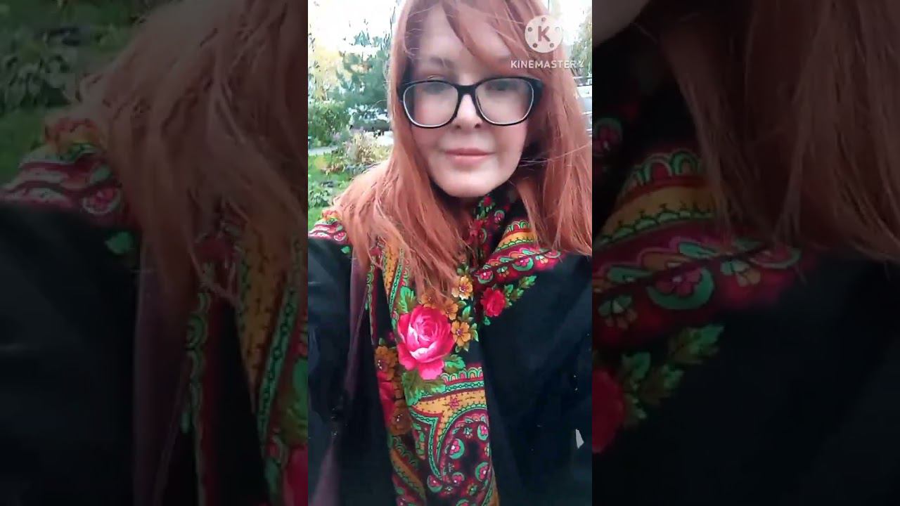 Оверсайз пальто +платок =#павлопосадскиеплатки #белыекрылья
