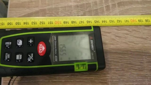 Лазерная рулетка с Китая SNOWAY. Проверяем на точность. смотреть онлайн