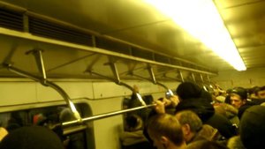 Метро Выхино в ЧАС ПИК. Обычное утро - как меня чуть не затоптали!