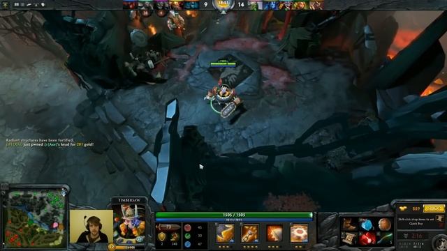 Dota 2 Purge plays Timbersaw смотреть онлайн
