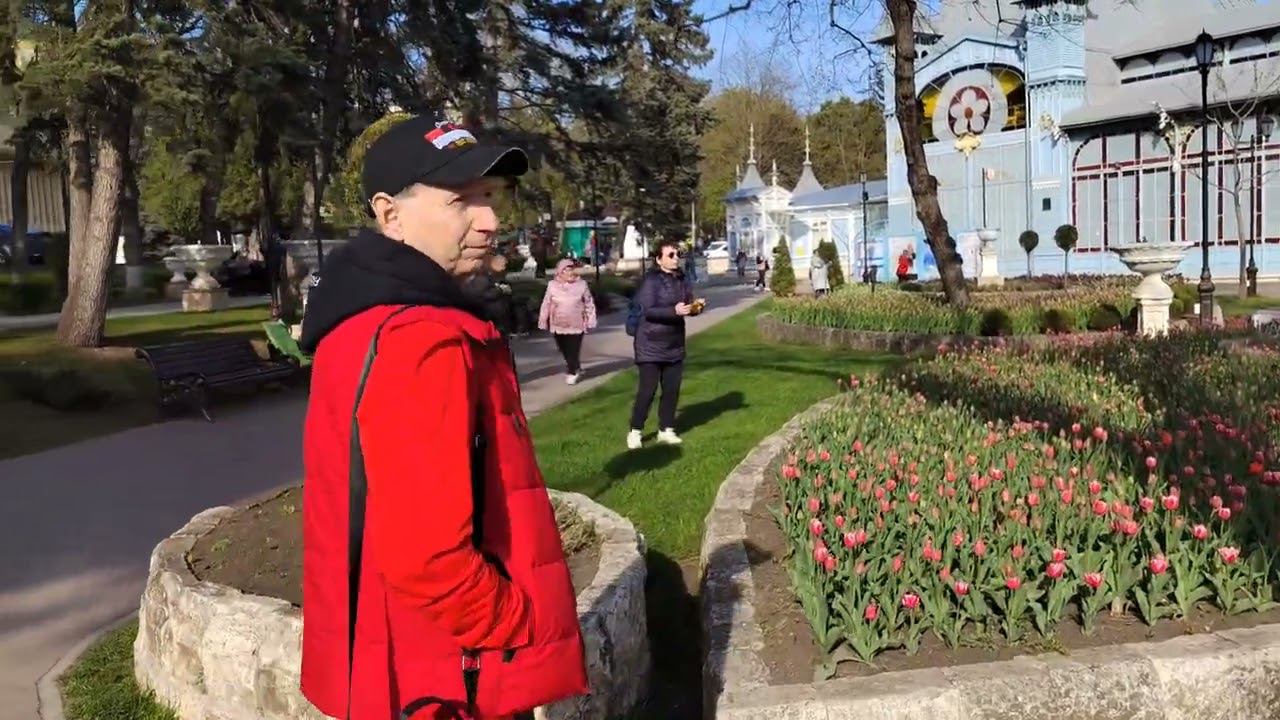 Пятигорск. Парк Цветник. Апрель 2023 смотреть онлайн