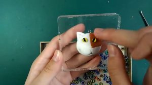 мультяшный Котик • мастер-класс • polymer clay ( DIY )