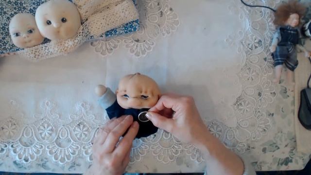 Кукла  мальчик Вася своими руками. Кукла из капрона для начинающих. Кукла шьем сами.Muñeca soft