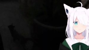 Фубуки нашла кошку и решила помяукать! [Hololive/RU Sub]