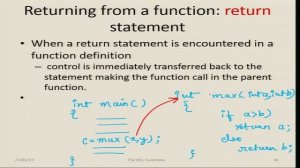 Functions Arguments - C programming in Hindi - By IIT Kanpur