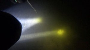 НОЧНАЯ ПОДВОДНАЯ ОХОТА НА ВОДОХРАНИЛИЩЕ, в поисках хищника.