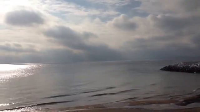 Красивое зимнее Море